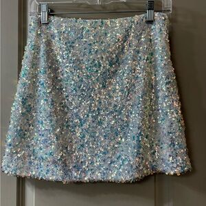 Endless Love Irridescent Sequin Skirt